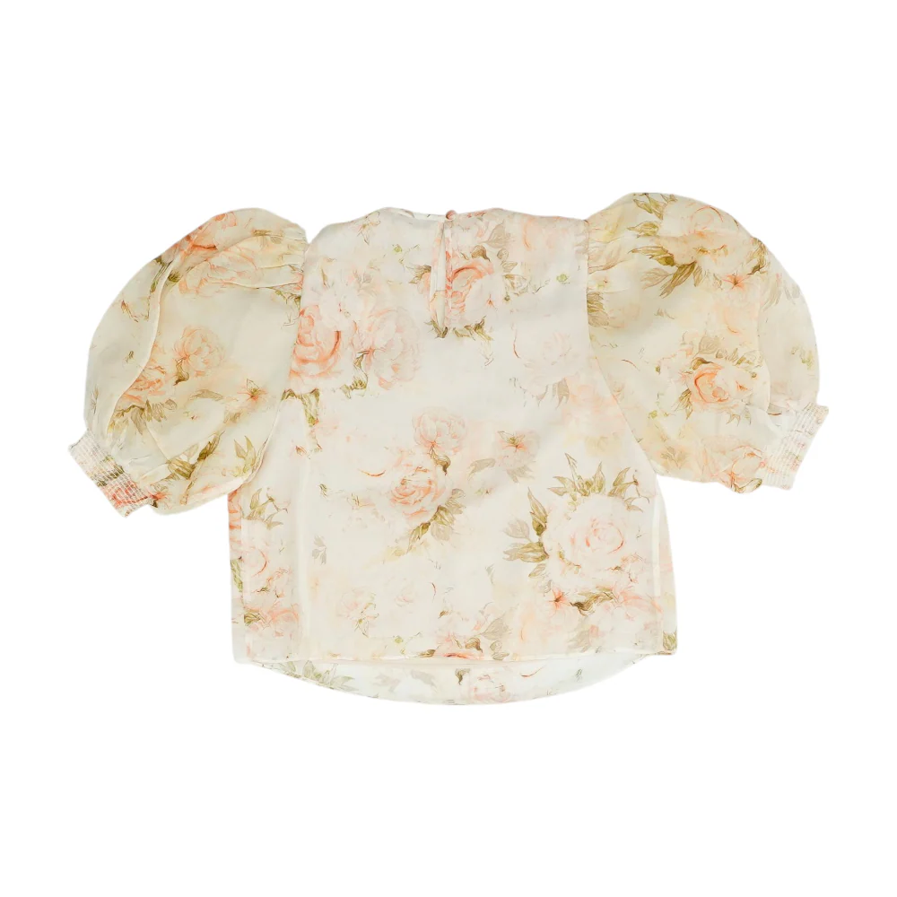 Pink Floral Blouse - Image 2
