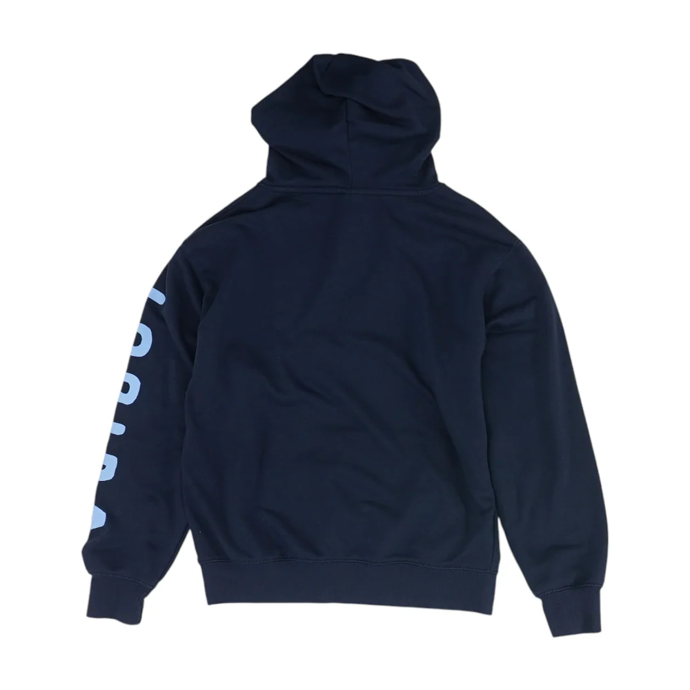 Navy Graphic Hoodie Pullover - Image 2