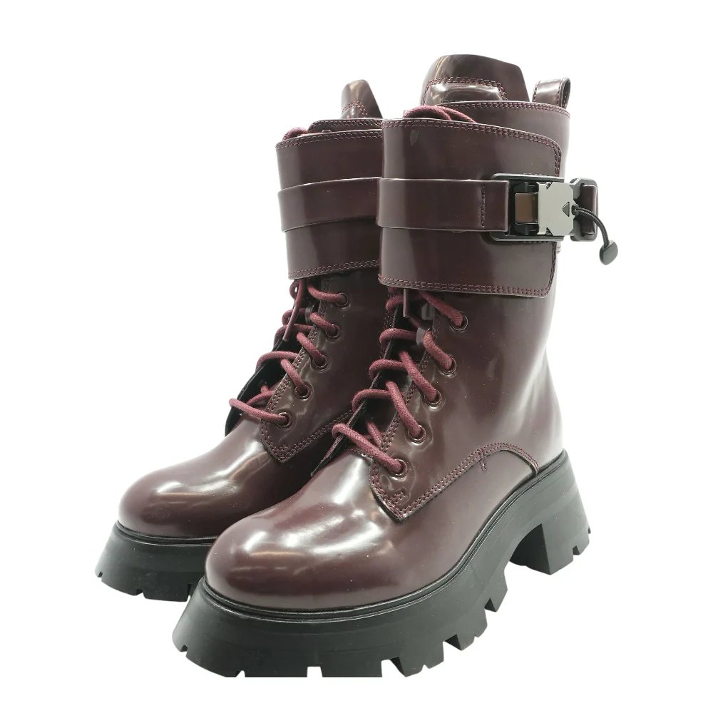 Deep Purple Ankle Boots
