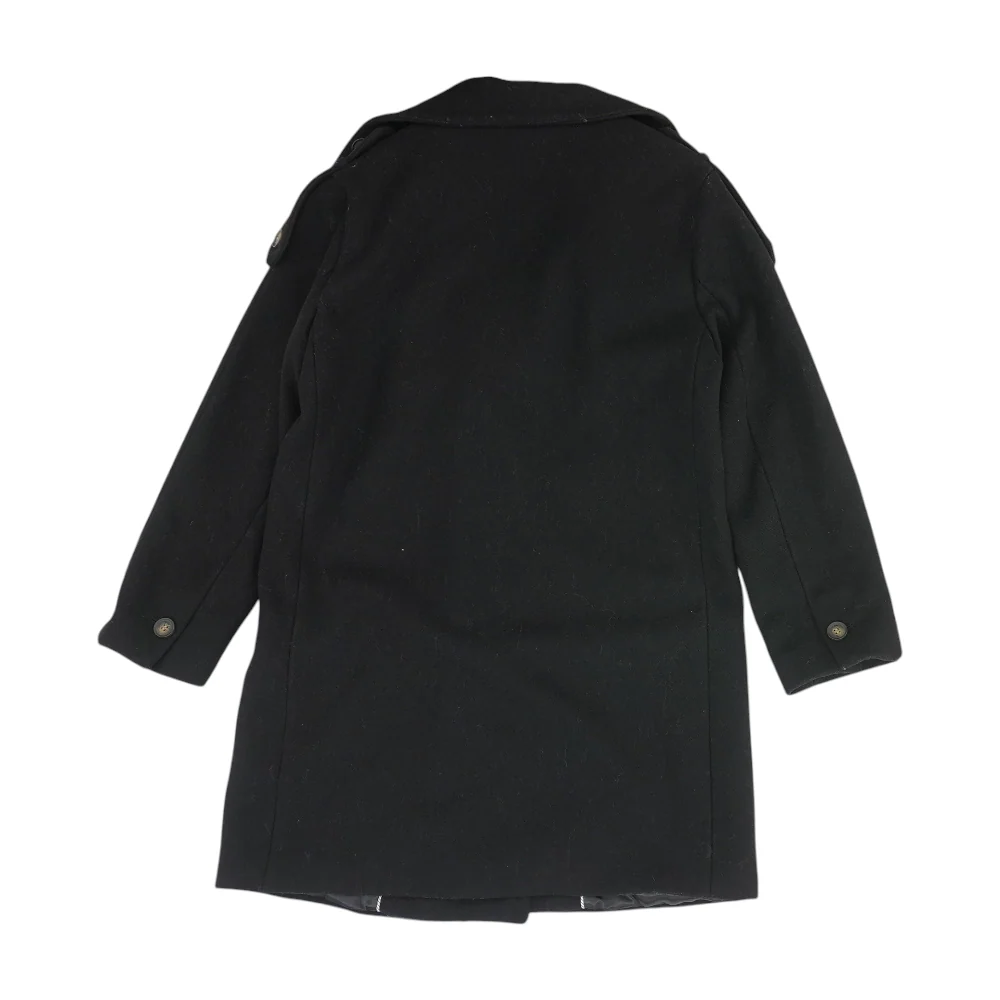 Black Solid Coat - Image 2