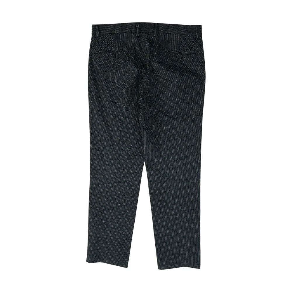 Navy Print Slim Pants - Image 2
