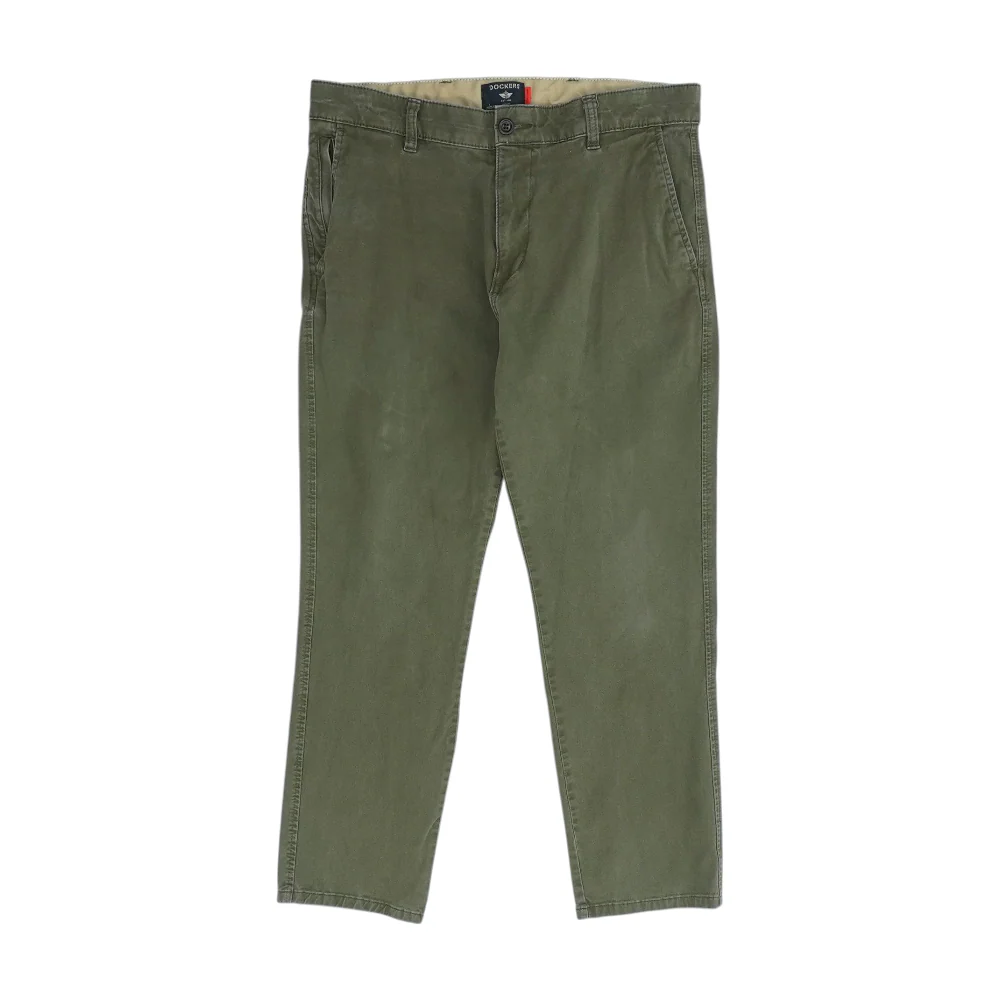 Green Slim Pants