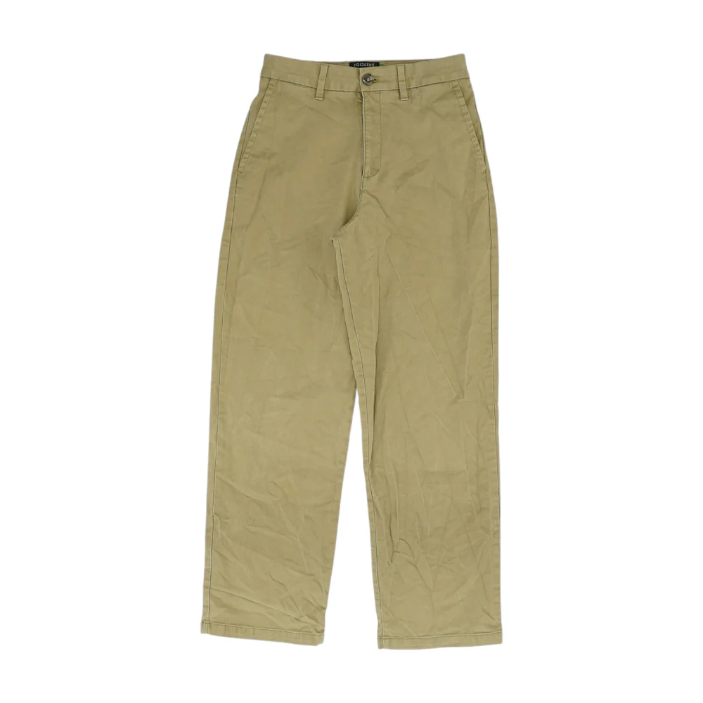 Khaki Straight Pants