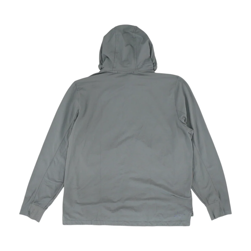 Gray Solid 1/4 Zip Pullover - Image 2