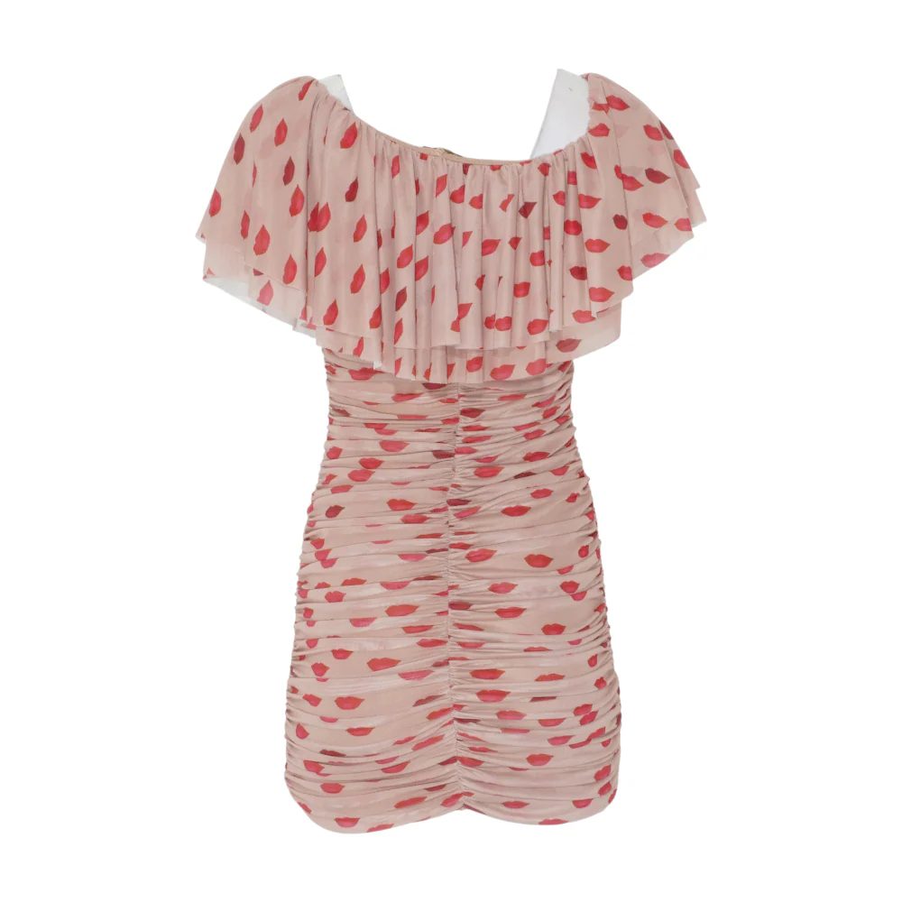 Tan Print Mini Dress - Image 2