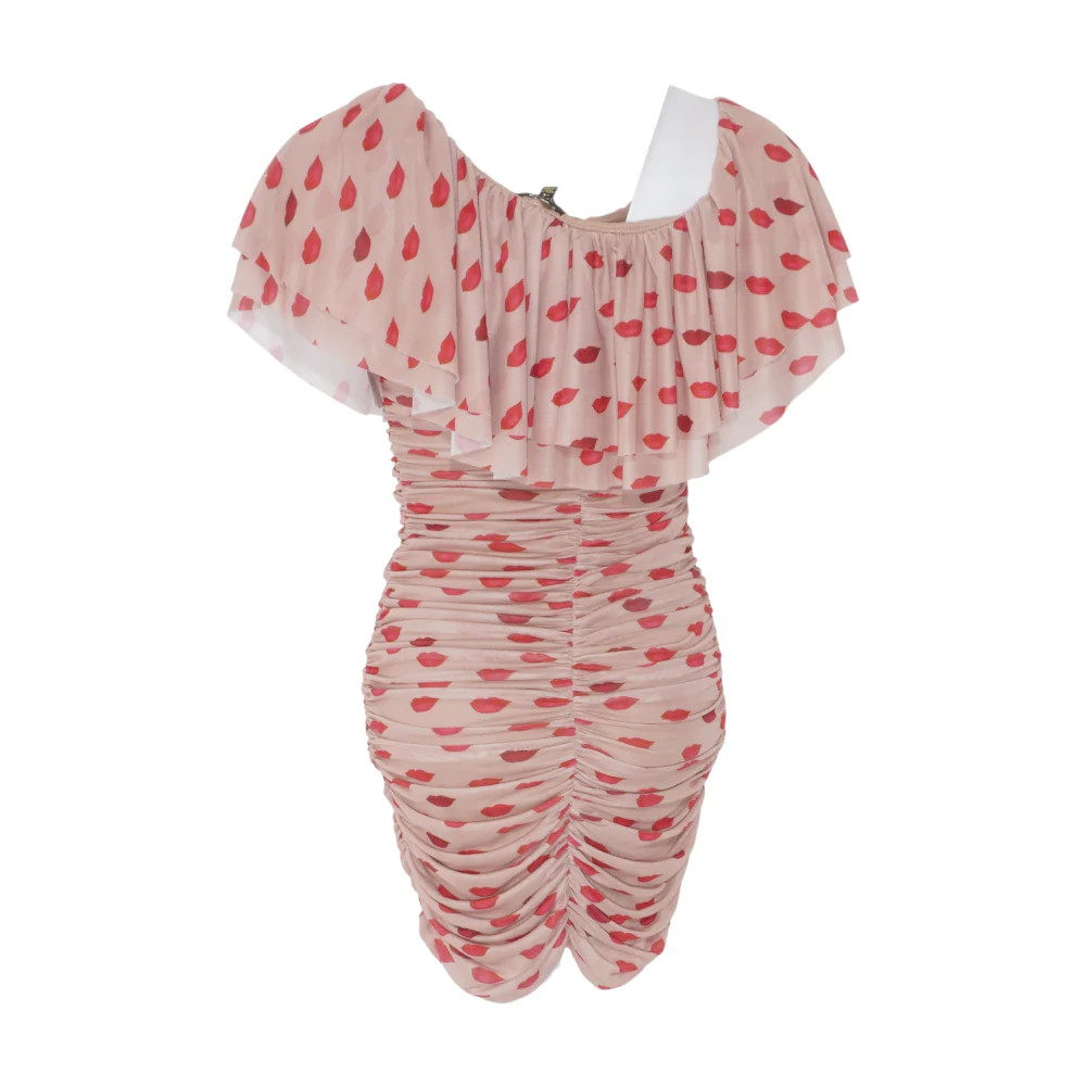 Tan Graphic Mini Dress - Image 2