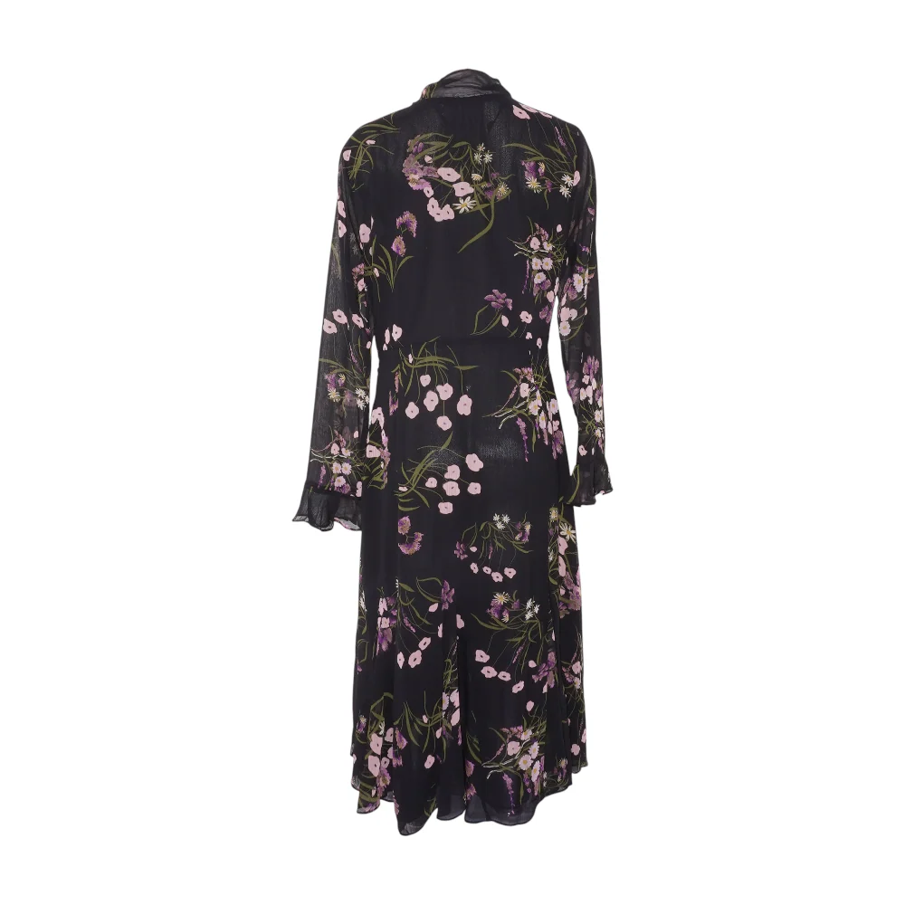 Black Floral Midi Dress - Image 2