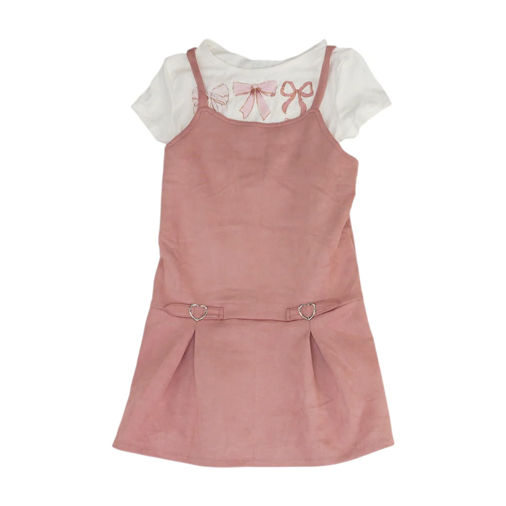 Pink Color Block Dress
