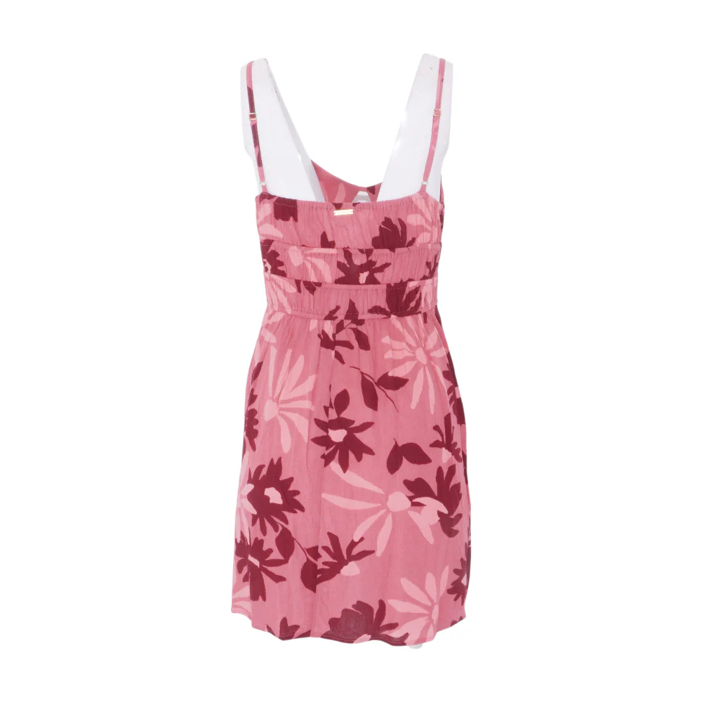 Pink Floral Mini Dress - Image 2