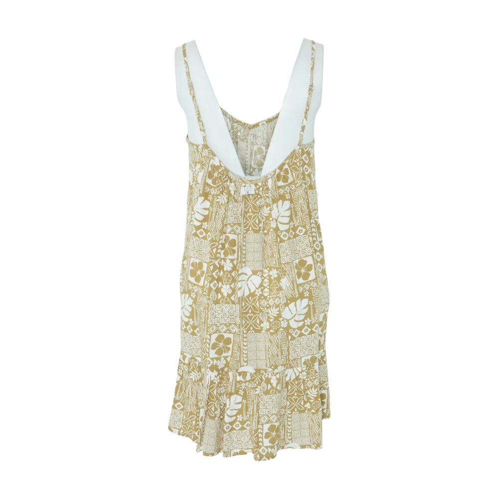 Tan Graphic Mini Dress - Image 2