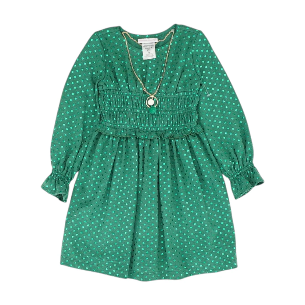 Green Polka Dot Dress