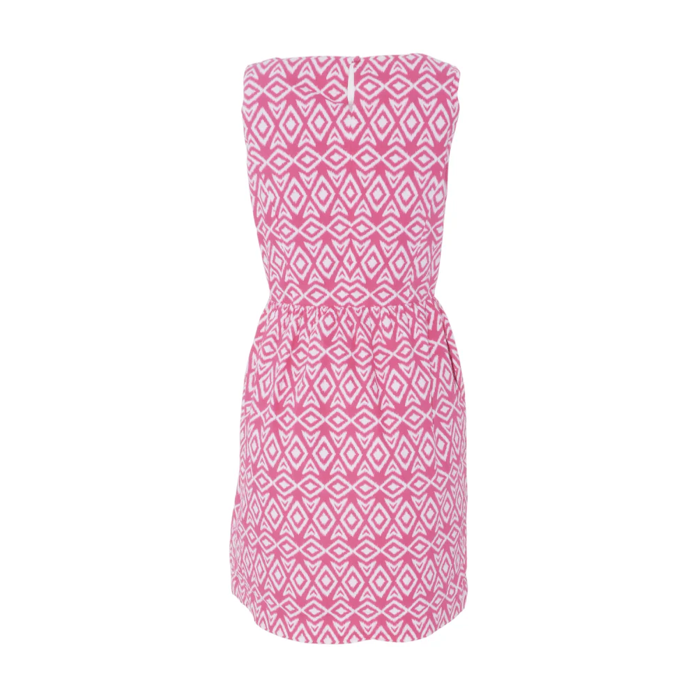 Pink Abstract Mini Dress - Image 2