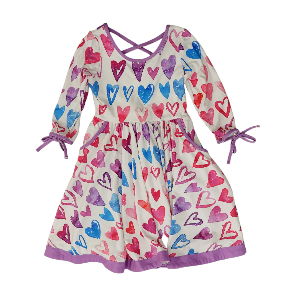 Multi Hearts Dress