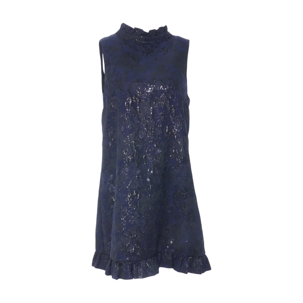 Navy Floral Mini Dress