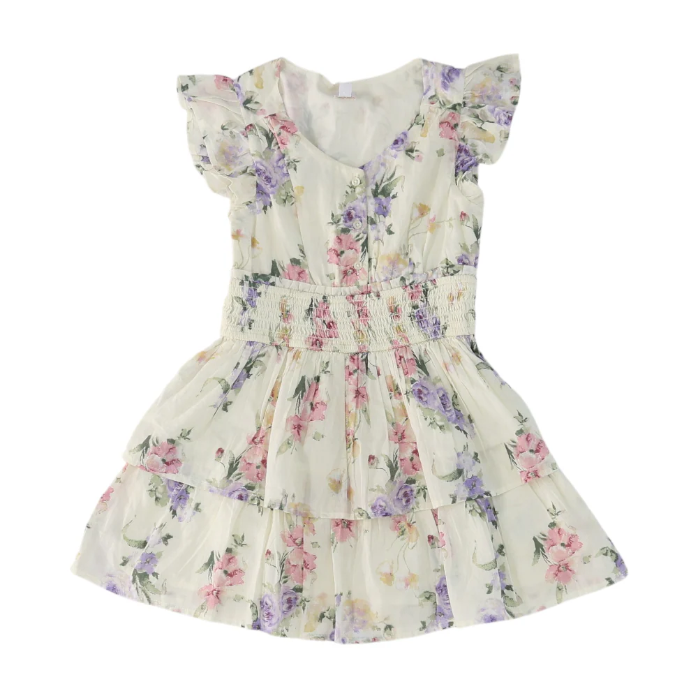 Ivory Floral Dress
