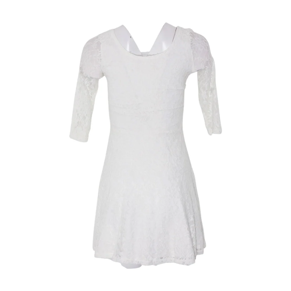 Ivory Floral Mini Dress - Image 2