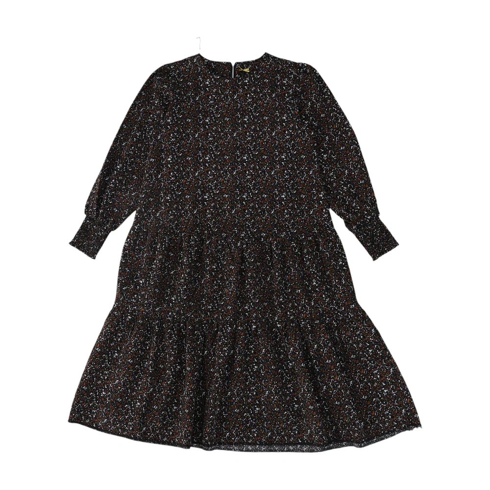 Black Print Dress