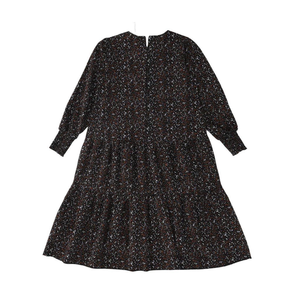 Black Print Dress - Image 2