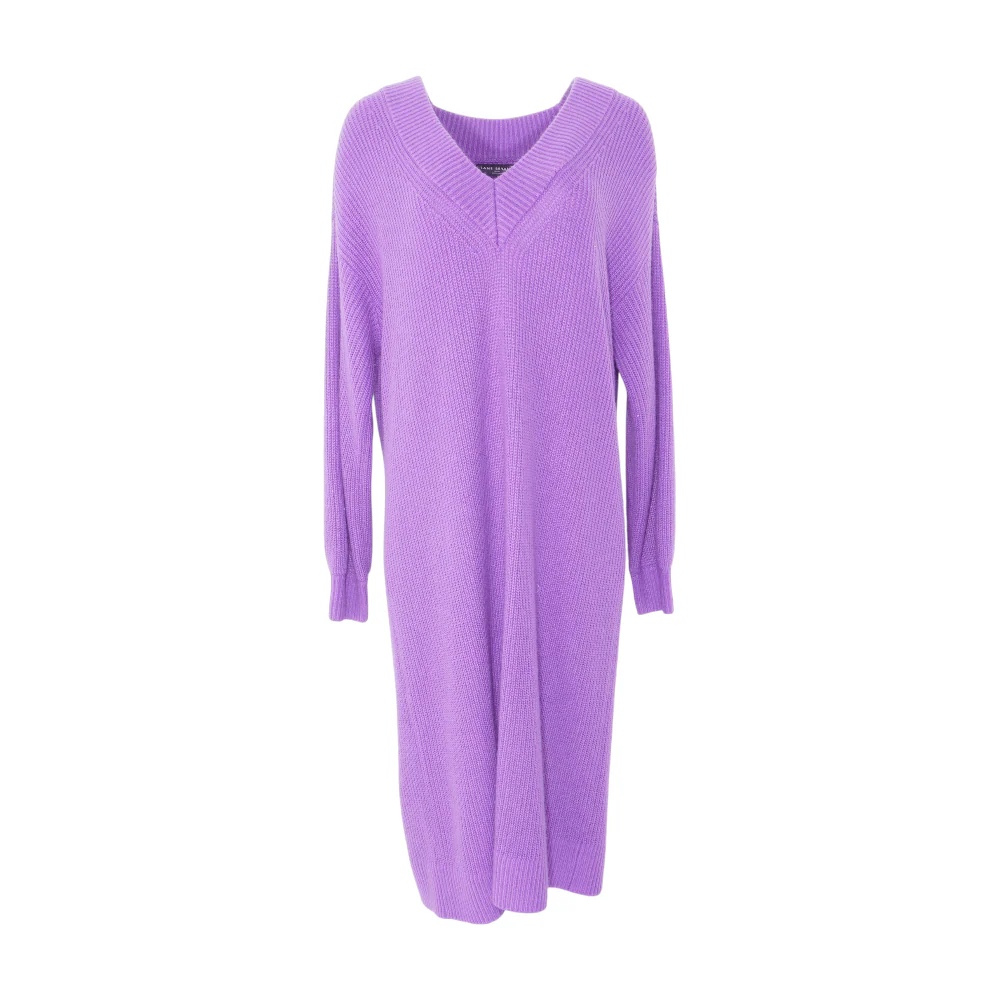 Purple Plus Midi Dress