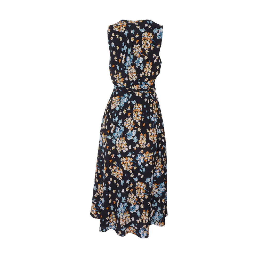 Black Floral Midi Dress - Image 2