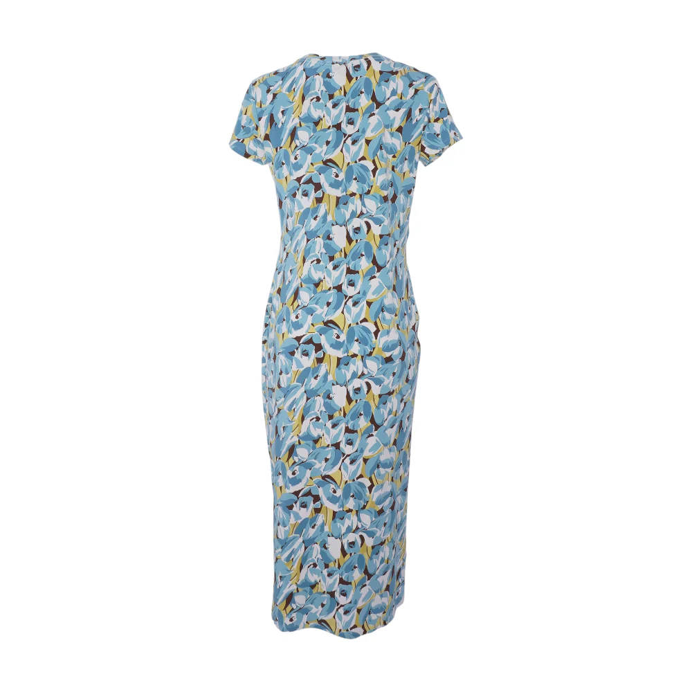 Blue Floral Midi Dress - Image 2