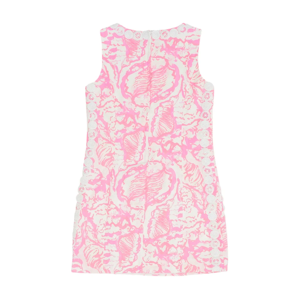 Neon Pink Print Dress - Image 2