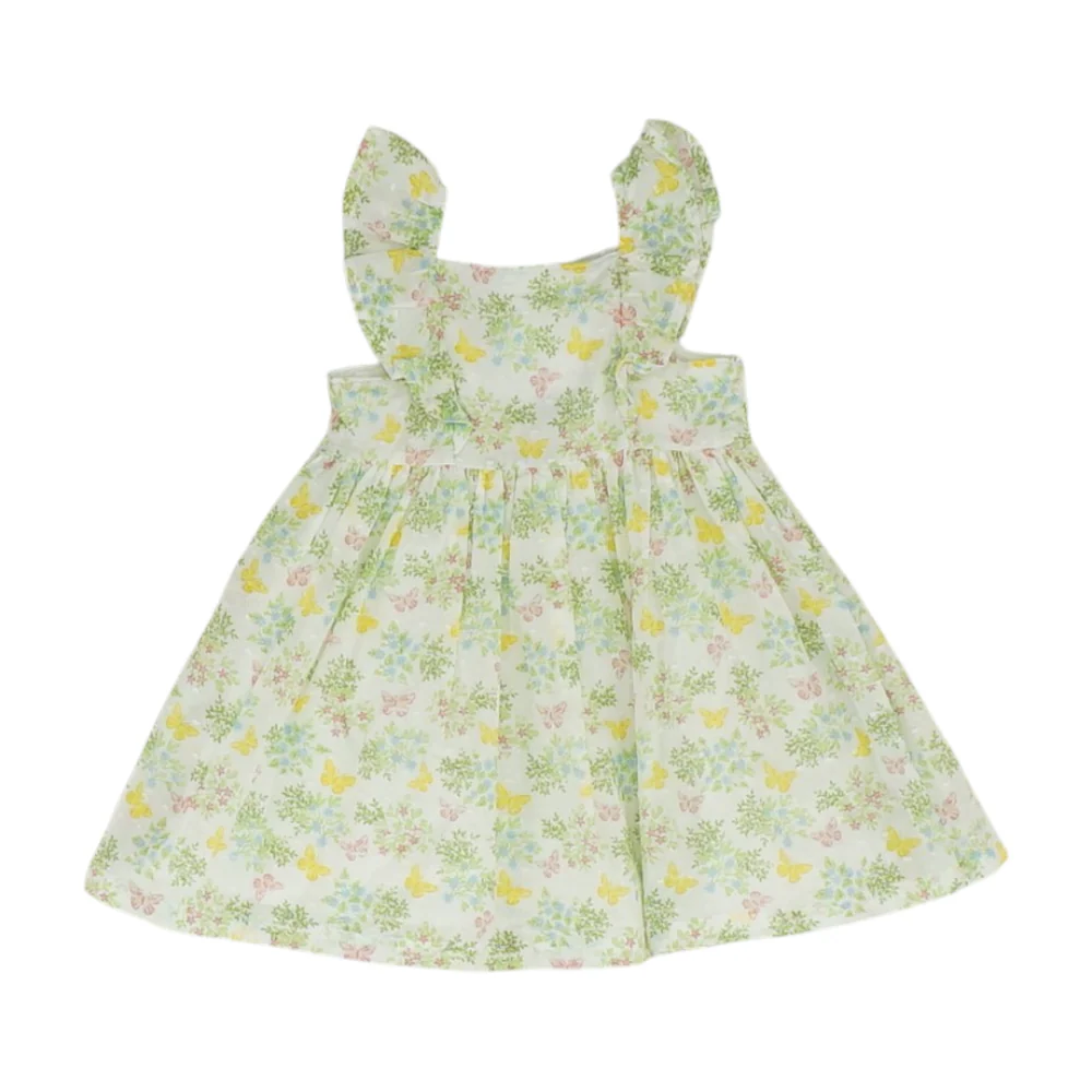 Beige Floral Dress