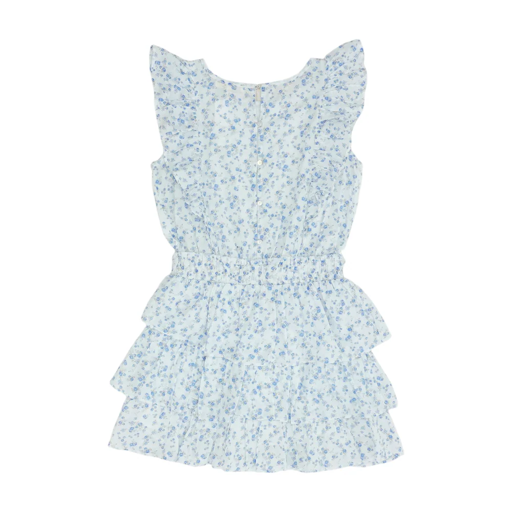 Blue Floral Dress - Image 2