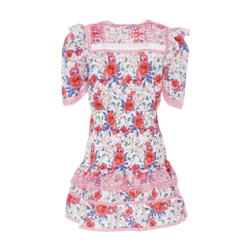 White Floral Mini Dress - Image 2