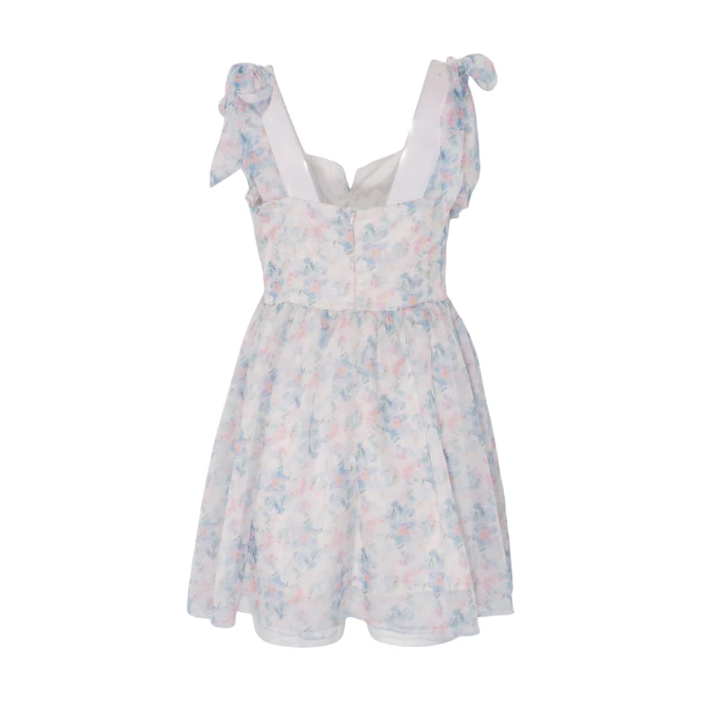 Multi Floral Mini Dress - Image 2