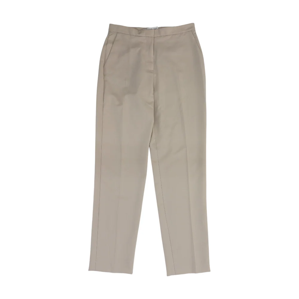 Beige Regular Pants