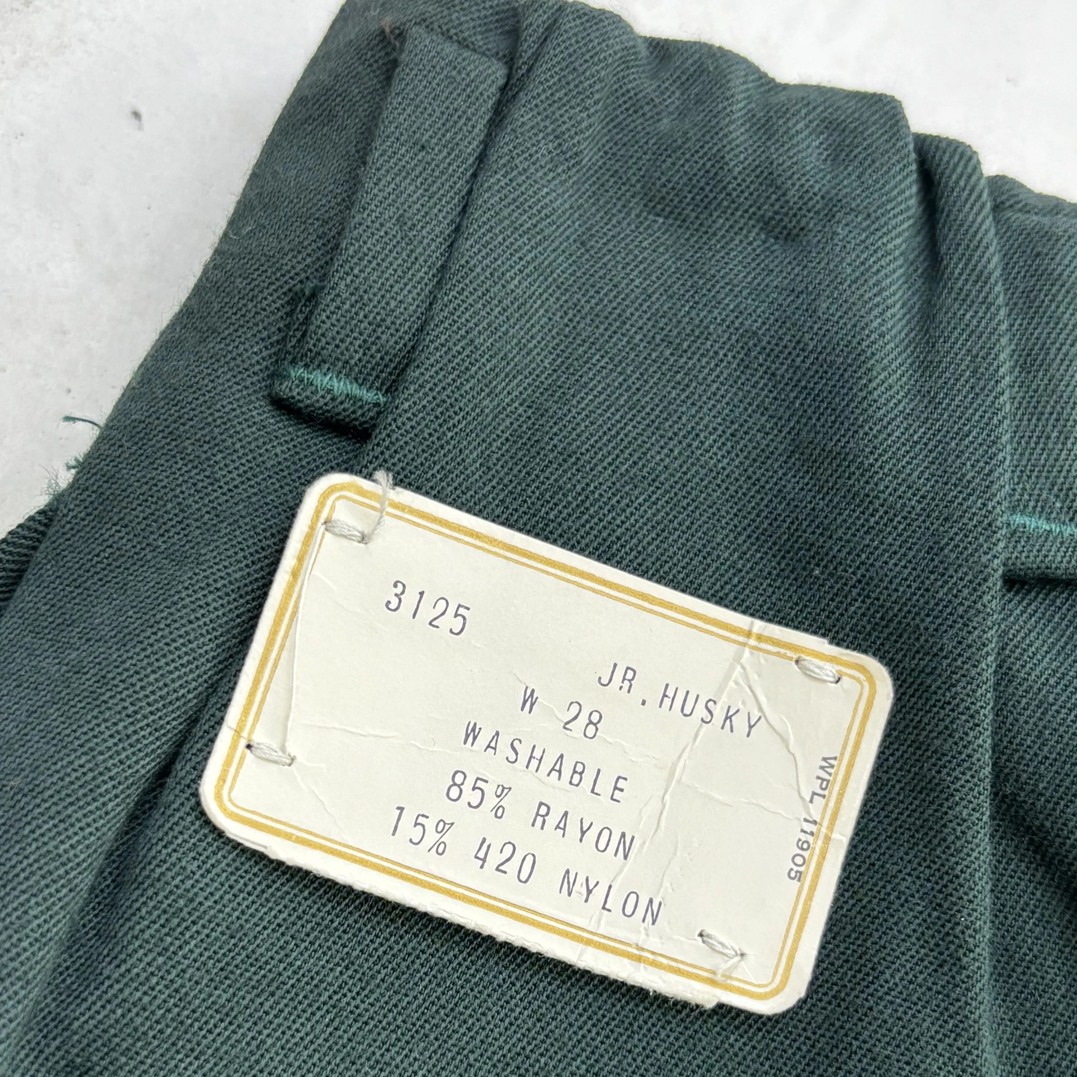Vintage Green Husky Dress Pants - Image 3