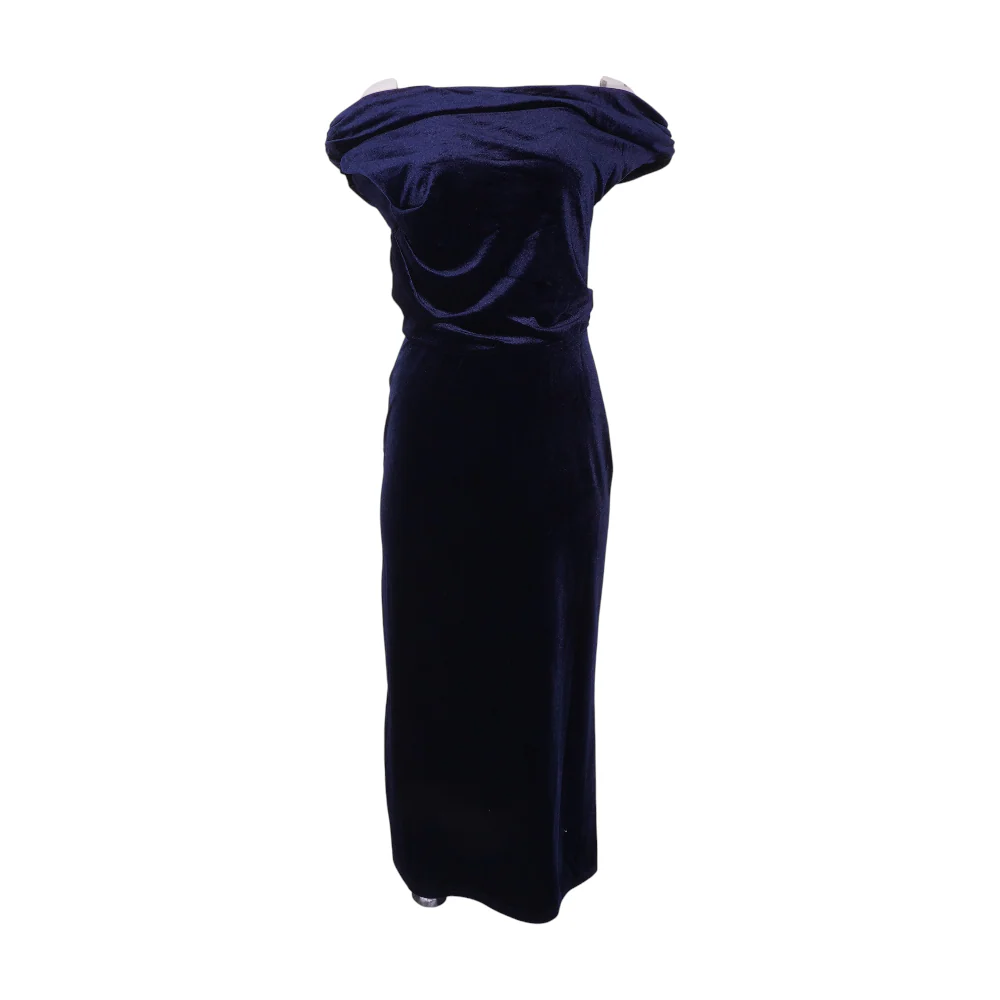 Navy Midi Dress