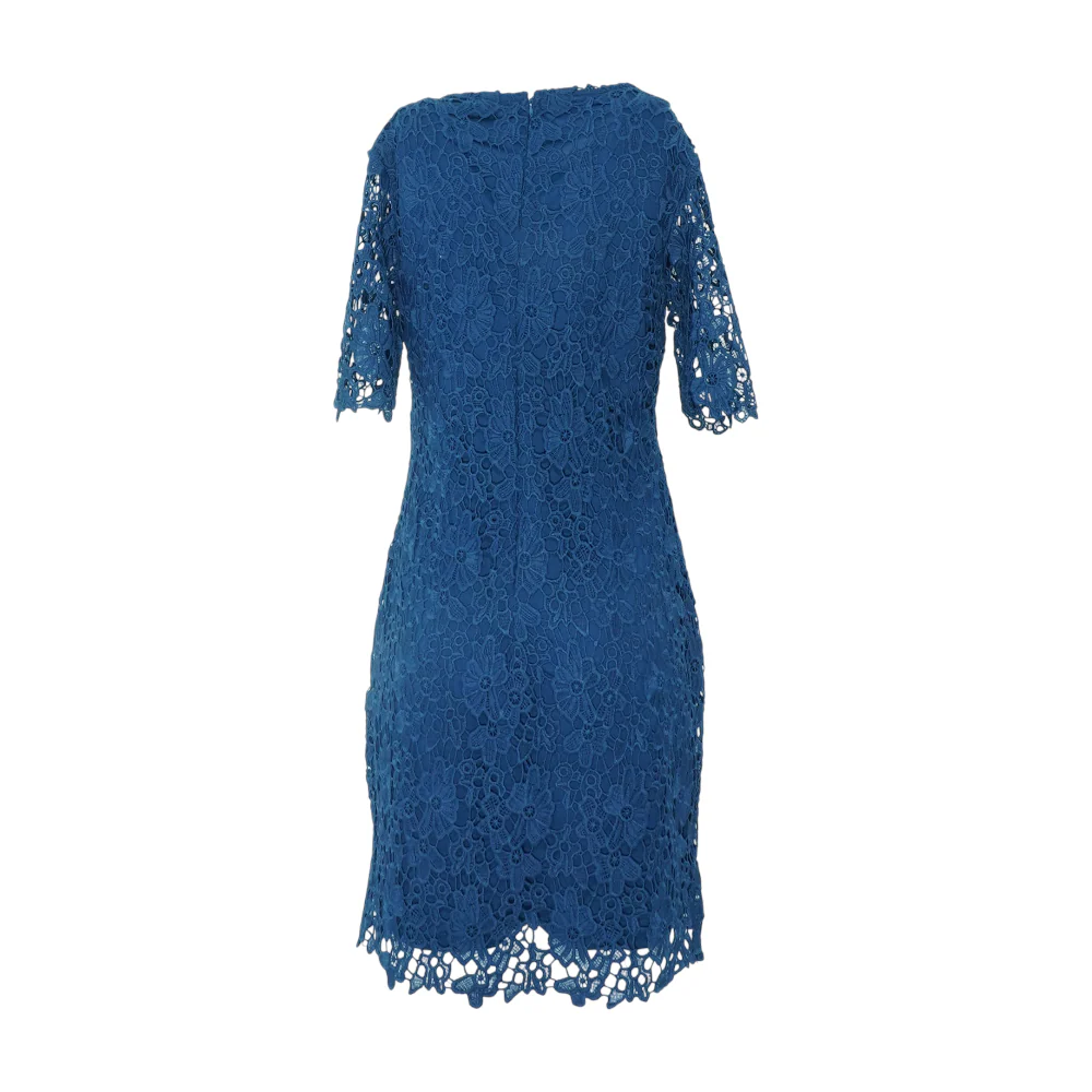 Blue Floral Midi Dress - Image 2
