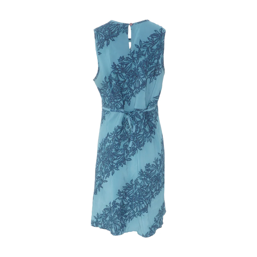 Teal Floral Midi Dress - Image 2