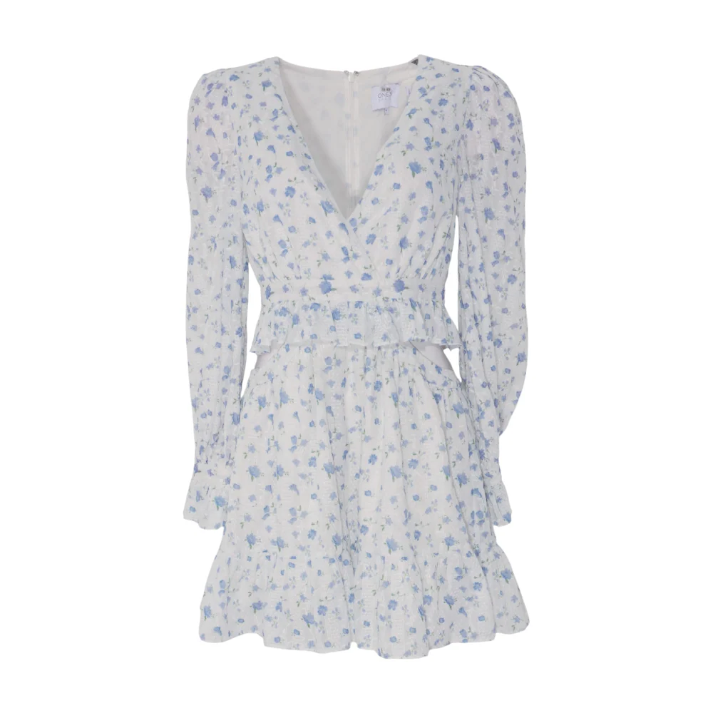 White Floral Mini Dress