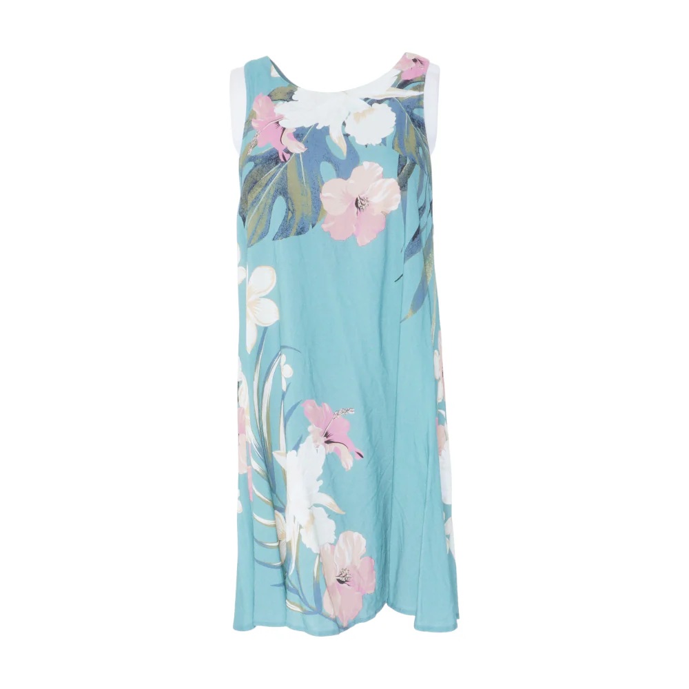 Green Floral Mini Dress