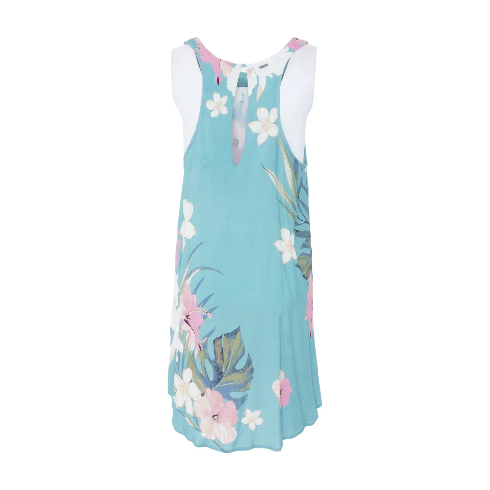 Green Floral Mini Dress - Image 2
