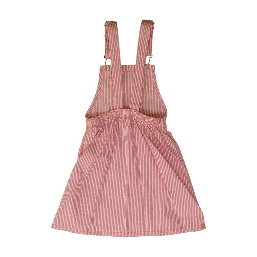 Vintage Pink Striped Dress - Image 2