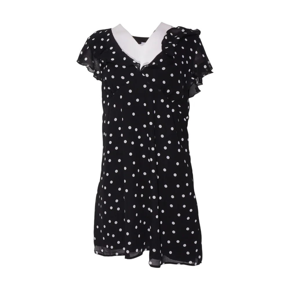 Black Polka Dot Mini Dress