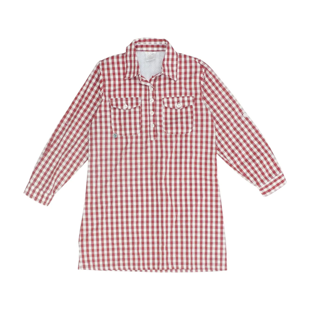 Red Check Dress