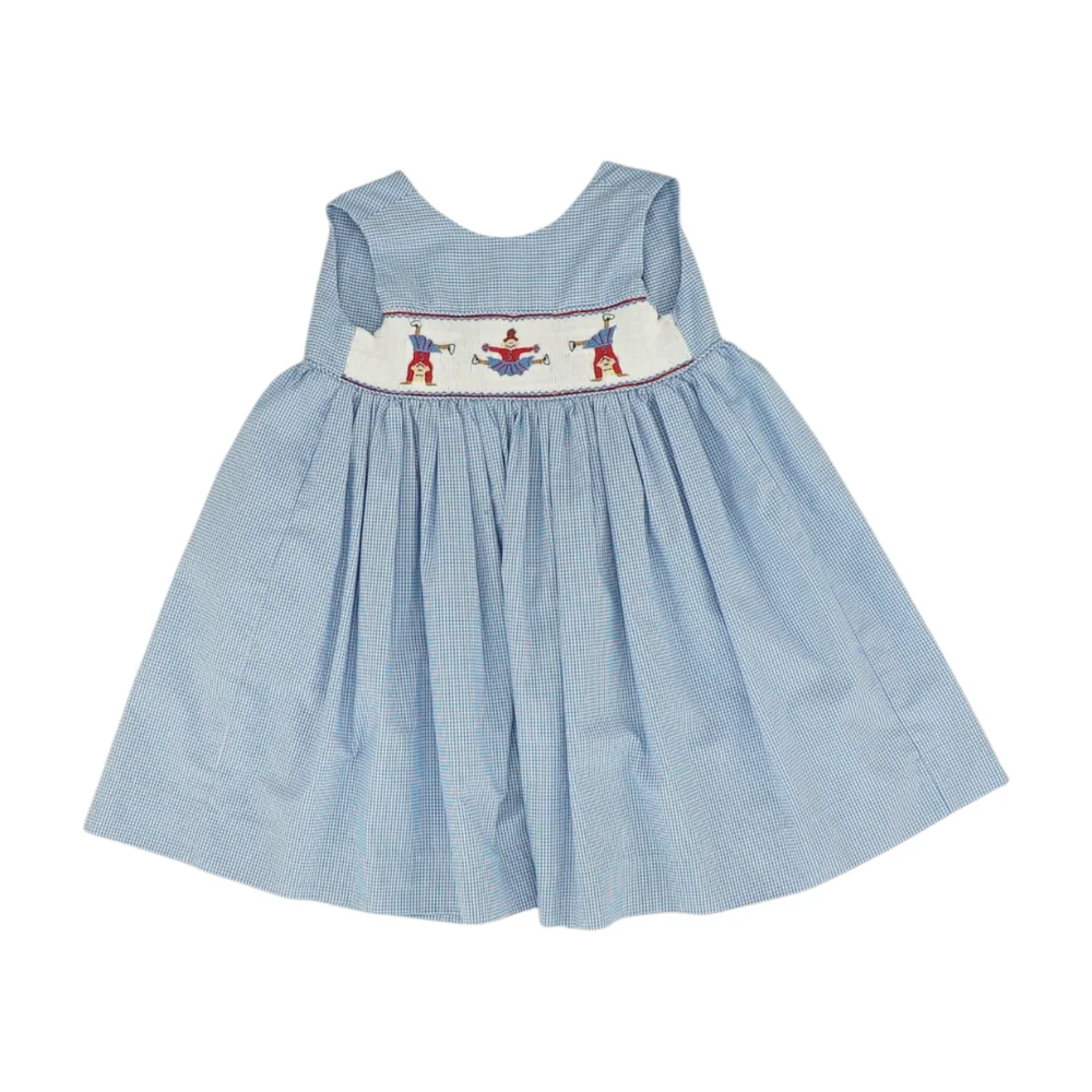 Blue Check Dress
