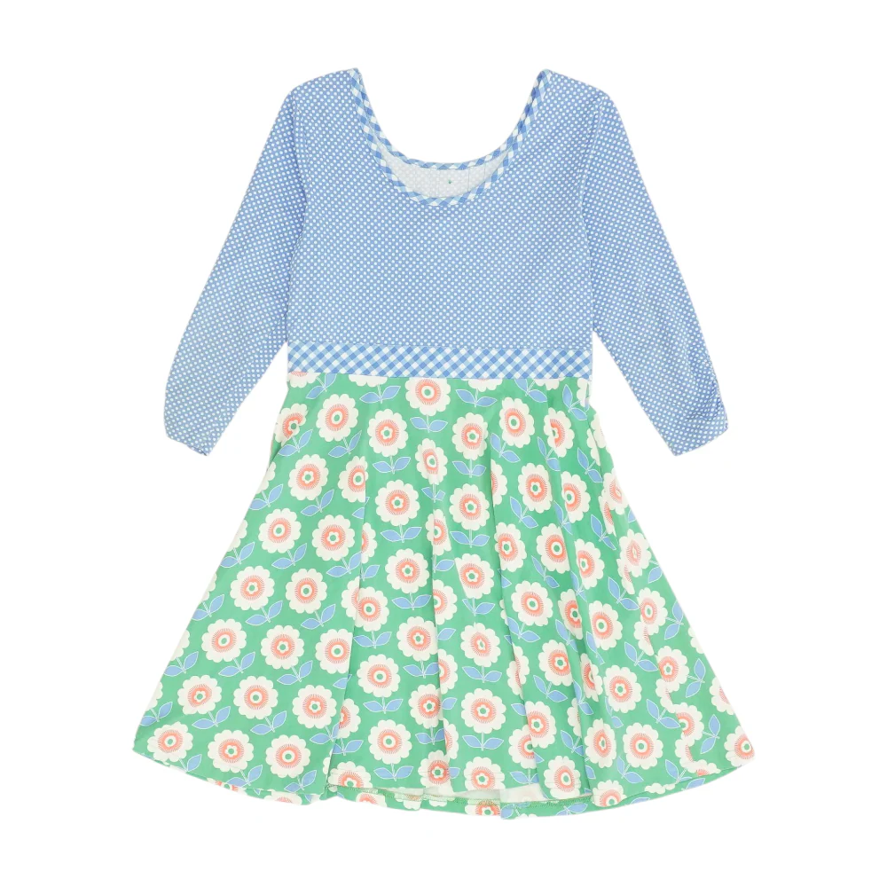 Green Floral Dress