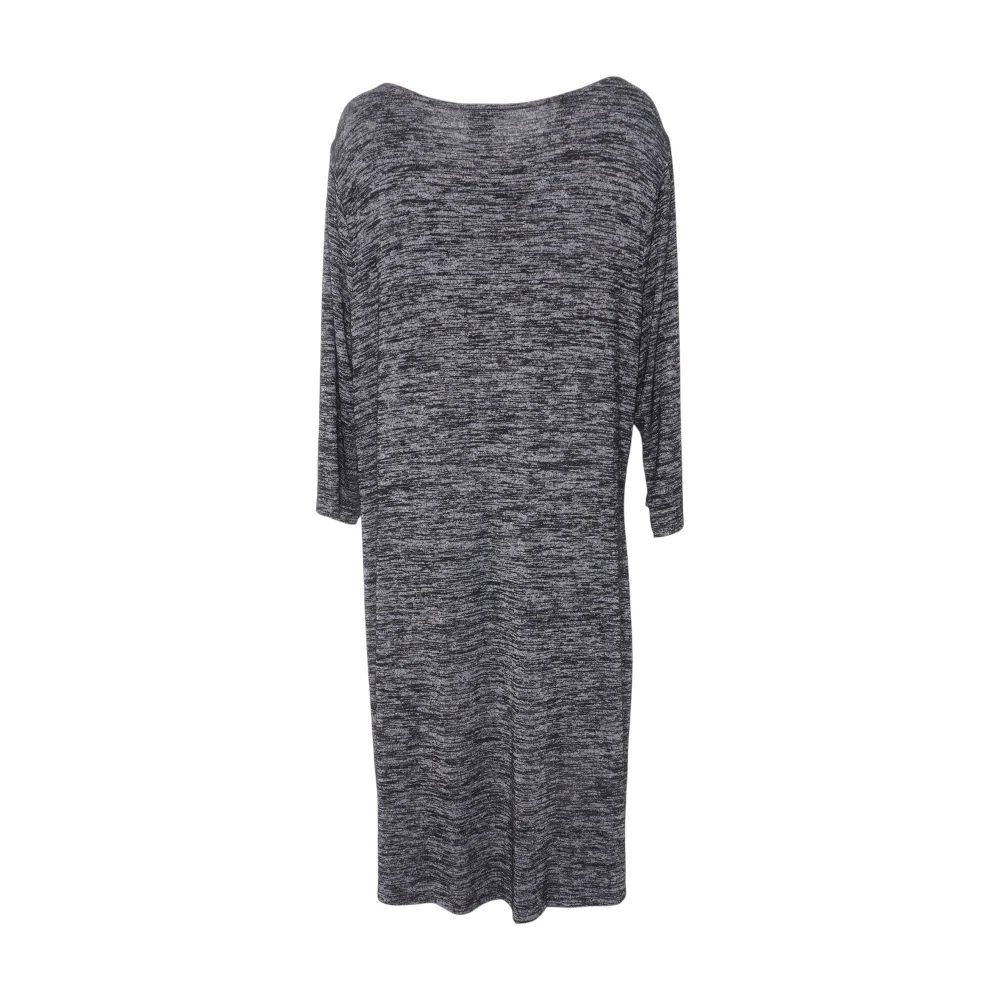 Black Plus Striped Midi Dress - Image 2
