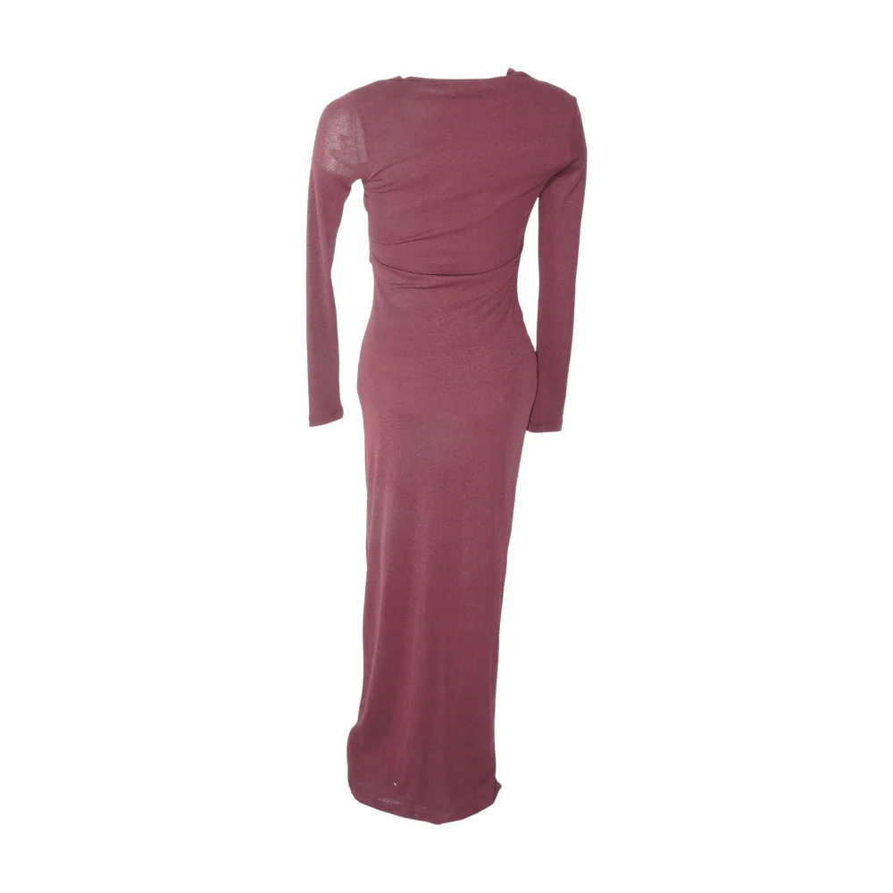 Maroon Maxi Dress - Image 2