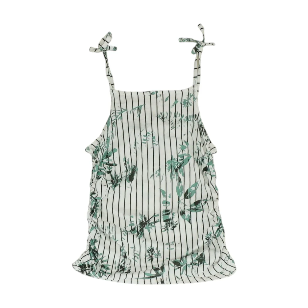 White Striped Dress