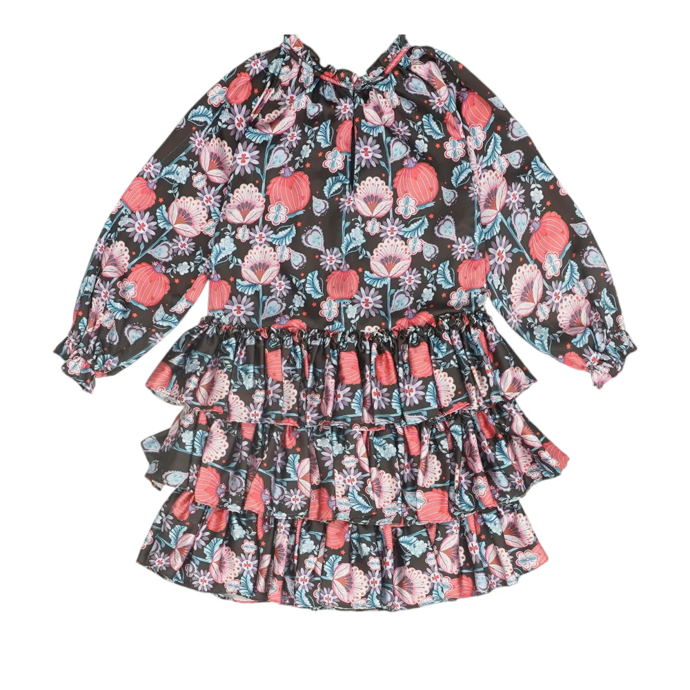 Brown Floral Dress - Image 2