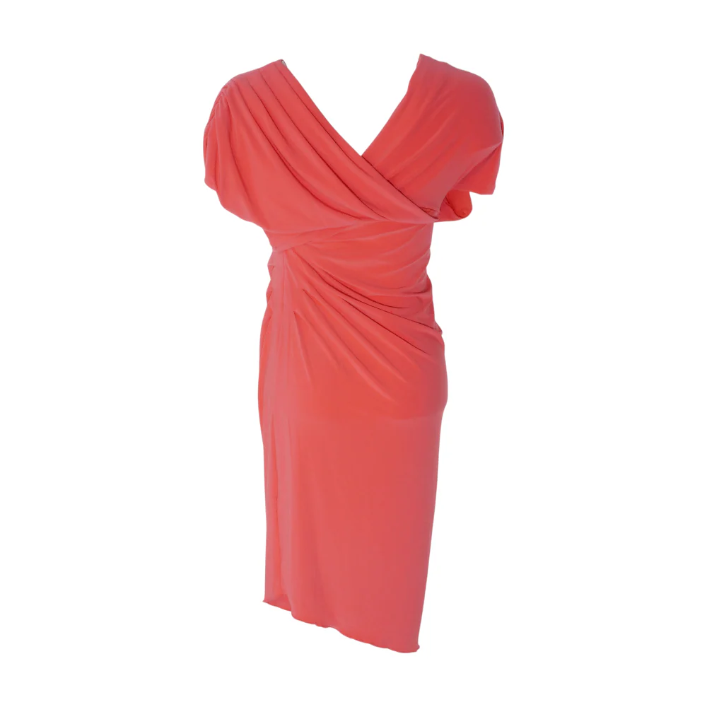 Coral Midi Dress - Image 2