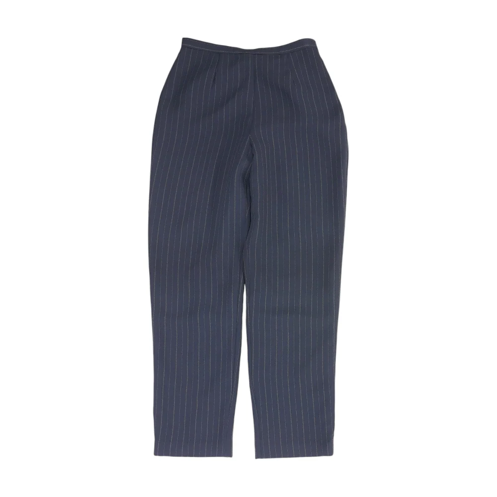 Gray Striped Regular Pants