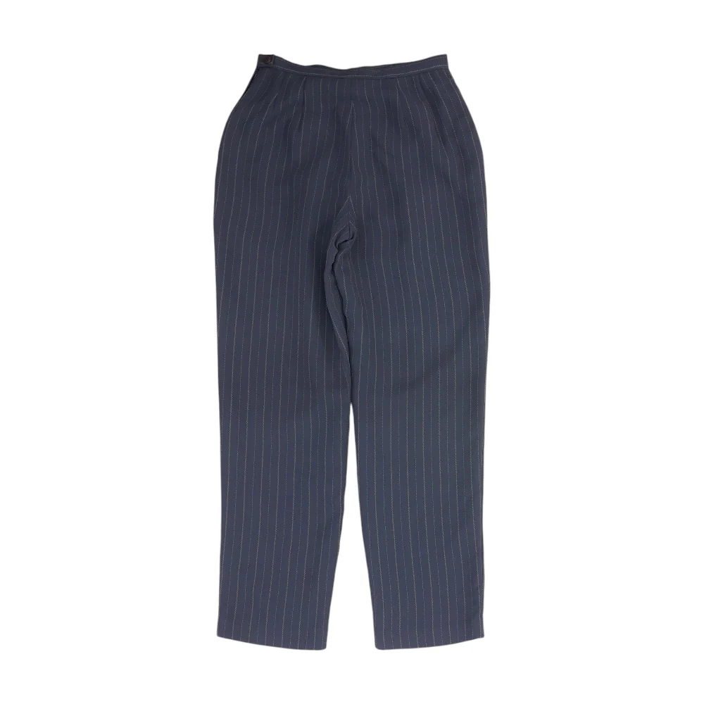 Gray Striped Regular Pants - Image 2